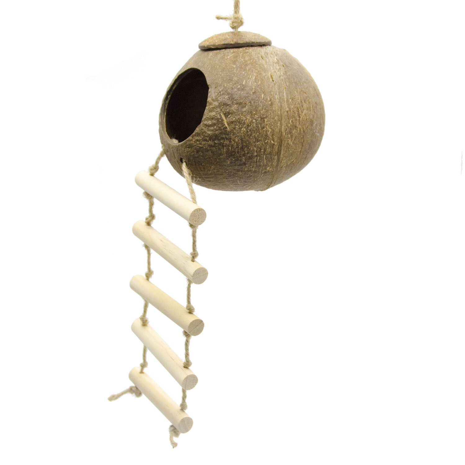 Parrot Coconut Shell Nest Coconut Shell Nest Hamster Honey Badger Breeding Nest Cockatiel Nest Bird Nest Small Bird Nest