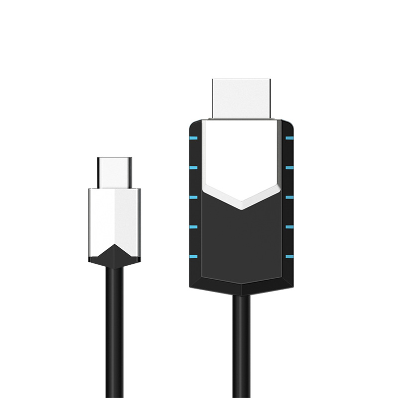 TYPE-C к видеокабелю HDMI HD HDMI с экраном Plug and Play поддерживает качество 4K HD