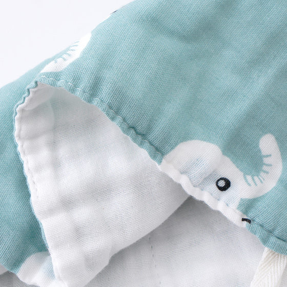 Baby small bath towel 35*75 cotton big towel baby bath towel bubble cotton gauze children's towel mother and baby manufacturers