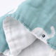 Baby small bath towel 35*75 cotton big towel baby bath towel bubble cotton gauze children's towel mother and baby manufacturers