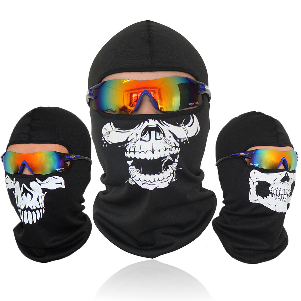 Outdoor Cycling Mask Call of Duty Tactical Ghost Mask Head Cover Skull Head Outdoor Cold Cycling Mask