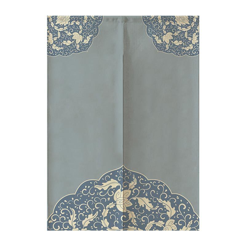Door Curtain Factory Direct Chinese Style Door Curtain Partition Curtain Kitchen Bedroom Feng Shui Curtain Chinese Style Household Half Curtain