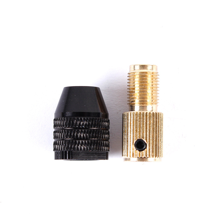 0.3-3.2mm small motor center shaft three jaw chuck 2.0-5.0mm shaft hole with M8 motor Chuck set