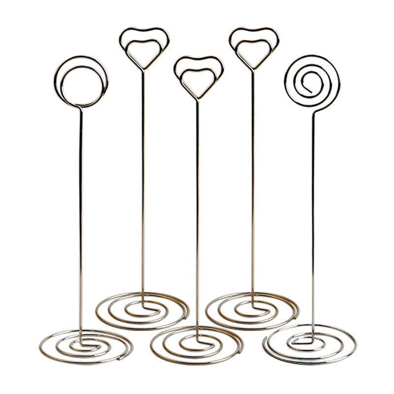 Cross-border selling three 22cm wedding seat clip love note clip menu table card clip