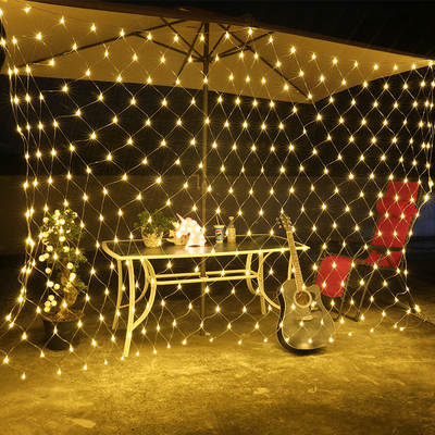 Net lamp romantic room layout lights flashing lights string lights holiday hanging lights festival shopping mall Christmas decoration Outdoor