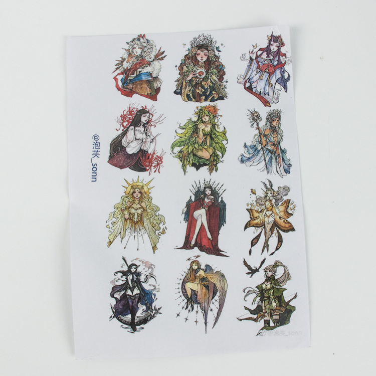 [National Postage] A4/A3 and Paper Sticker Sulfuric Acid Paper Sticker Printable Backed Hand Account Sticker