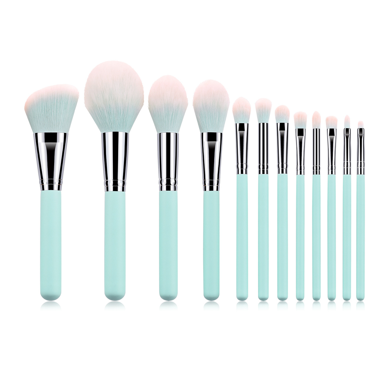 Shadow 12 makeup brushes makeup beauty tools suit light blue makeup tools