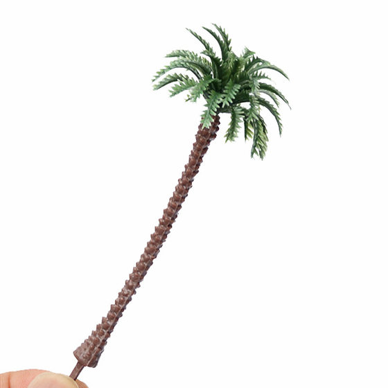 Sand table landscape tree mini coconut tree simulation model tree miniature scene tree ring art garden landscape tree finished tree