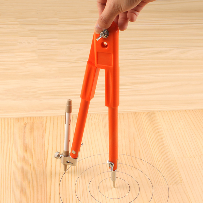 Woodworking compass professional circle plotter industrial large metal line gauge drawing drawing tool