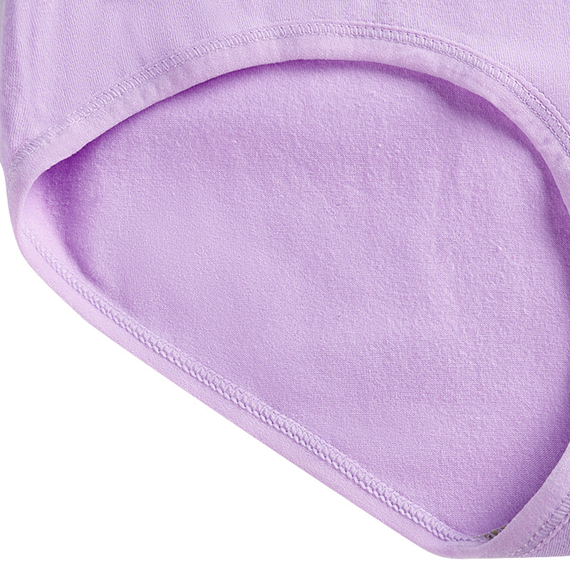 Antibacterial Crotch High Waist Women's Underwear Postpartum High Waist Abdominal Hip-lifting Underwear Embossed Cotton Underwear