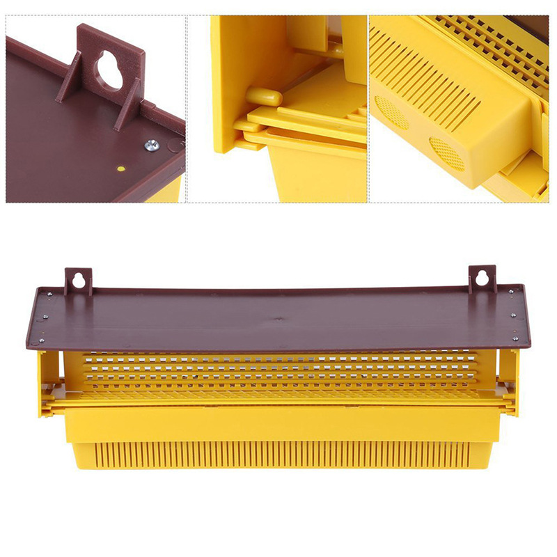 Plastic powder remover beekeeping tool beehive feeding box bee beehive pollen box factory direct sales