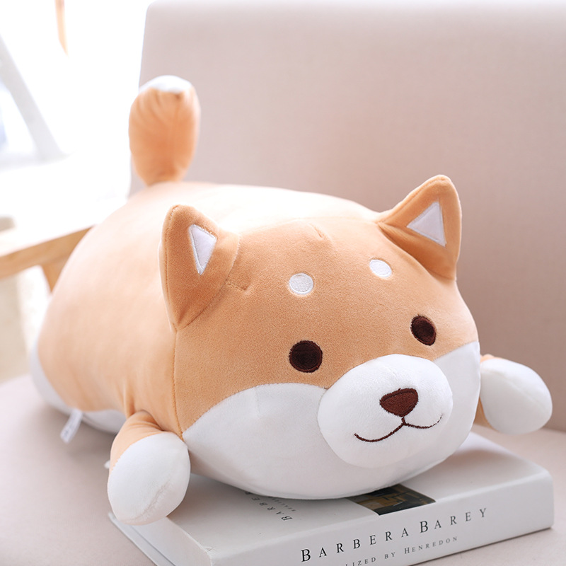 Cross-border Shiba Dog Doll Foreign Trade Doll Dog Lie-down Husky Pillow Japanese Akita Dog Plush Toy Corgi Dog