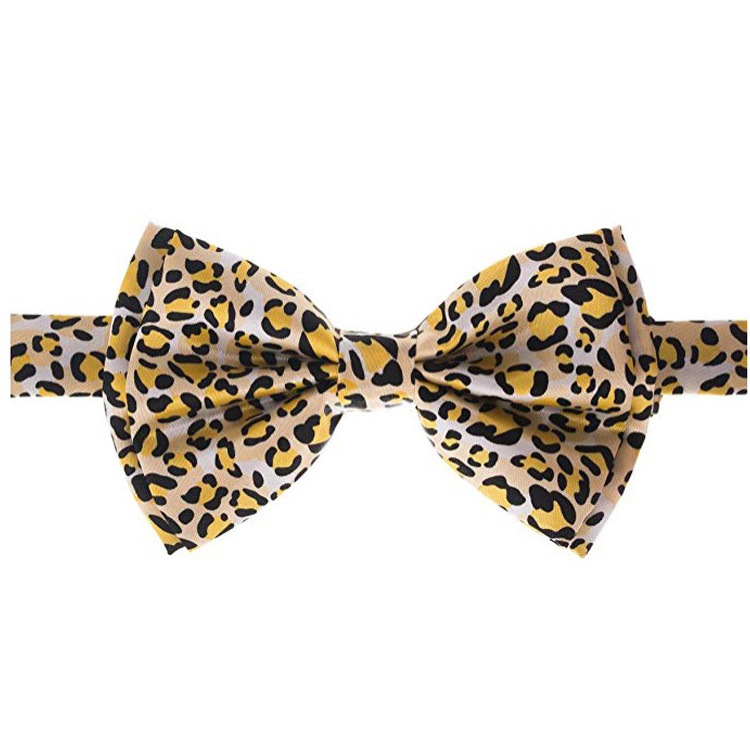 5 Color Adult Leopard Bow Tie 2021 New Men's Printed Bow Tie Cross-border Supply Casual Bow Wholesale