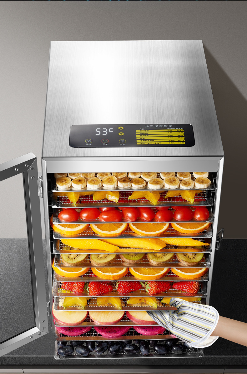 Export commercial fruit dryer food household food fruit tea soluble bean fruit and vegetable dried fruit dryer dehydrator