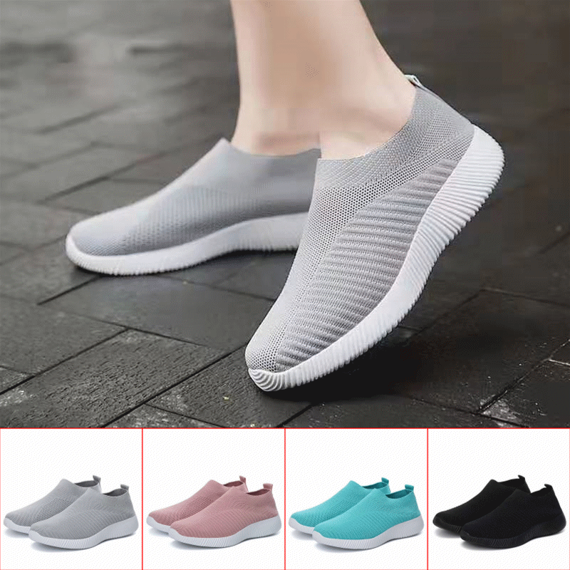 1926 cross-border women's shoes fly woven shoes EVA light soft bottom comfortable cross-border casual shoes running sneakers