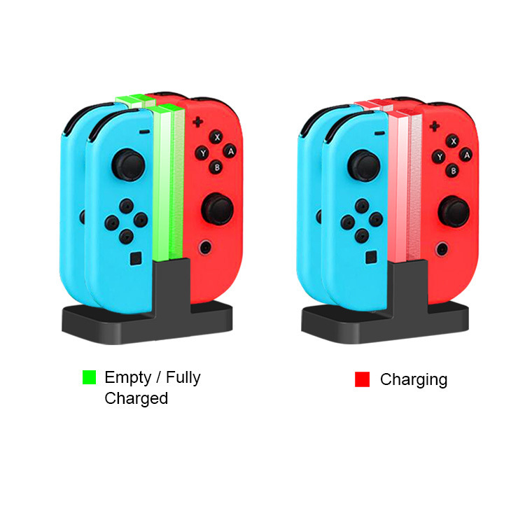 Switch small handle colorful four charge NS Joy-Con charger light column four base Charger game peripheral