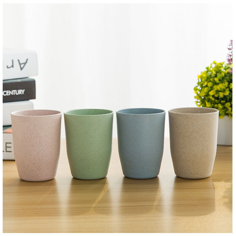 Wheat Straw Cup Mouthwash Cup Children's Toothbrush Cup Hotel Creative Water Cup Toilet Wash Cup Daily Necessity