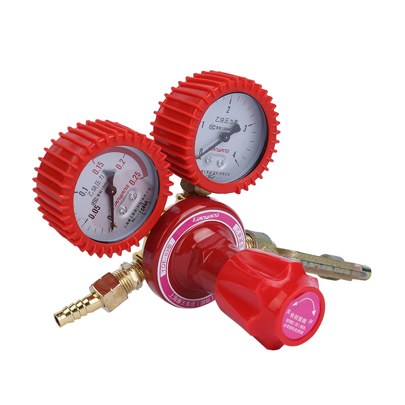 Direct supply of oxygen, acetylene, propane, argon, carbon dioxide, pressure reducer with sheath oxygen meter