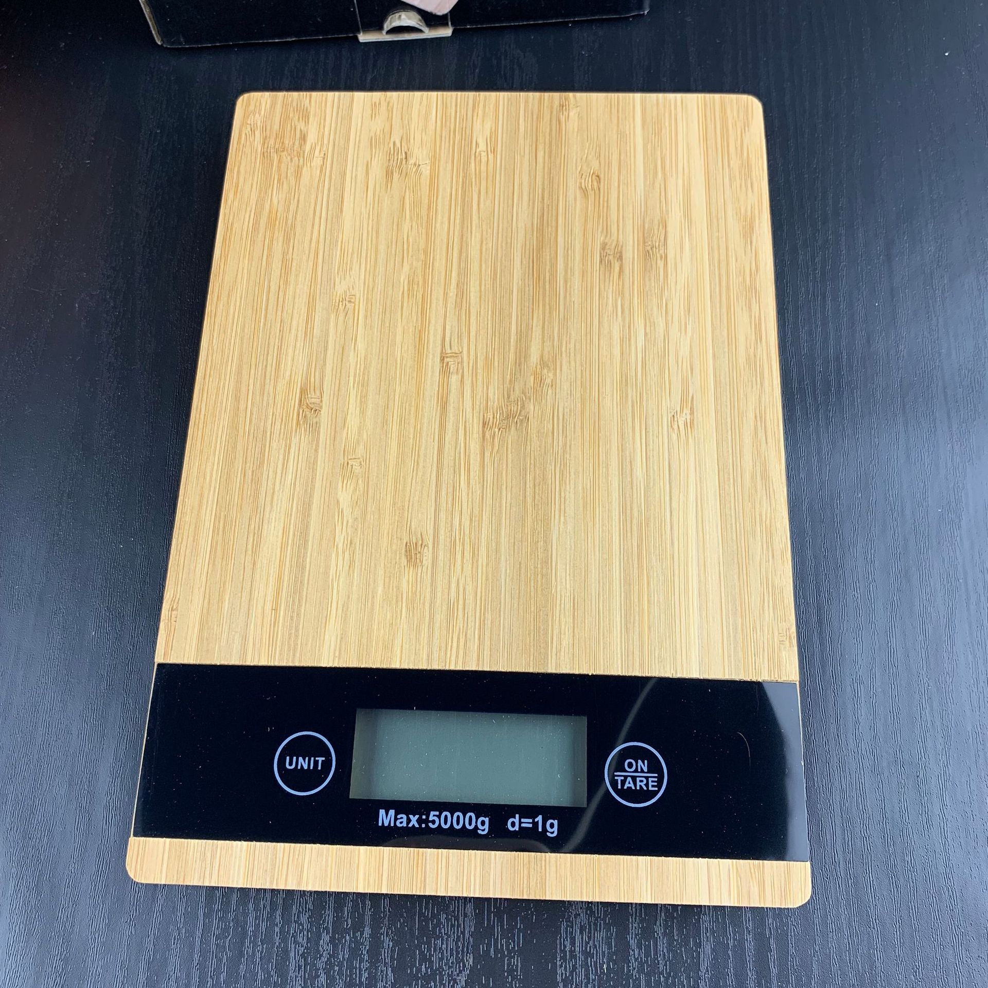 Bamboo panel kitchen scale electronic kitchen scale household kitchen scale flat scale 5KG
