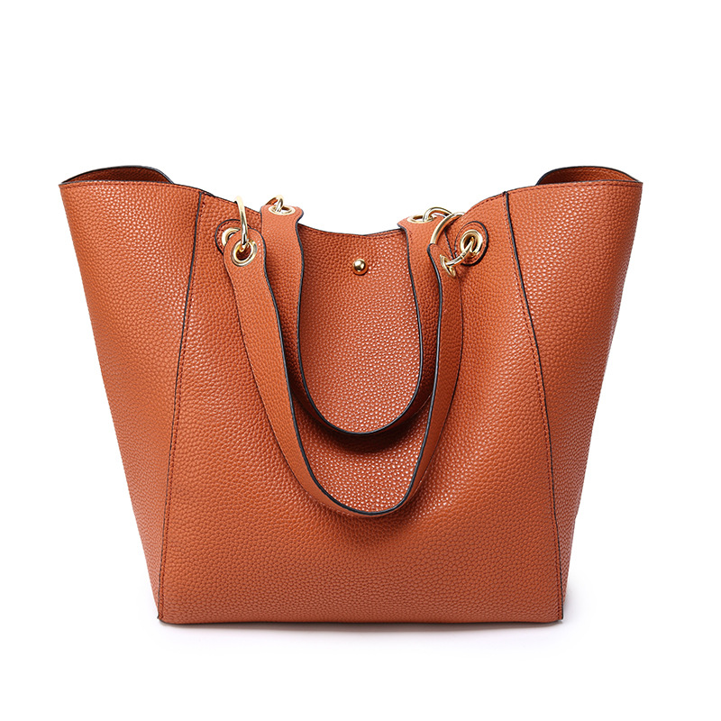 Straw Woven Bag Ins European and American Simple Woven Tote Bag Single Shoulder Portable Large Capacity Women's Bag Summer Holiday Beach Bag