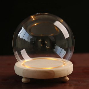 Led Lamp Eternal Flower Ball Glass Cover Shake Tone Hand Mold Dust Cover Transparent Glass Cover Tulip Special