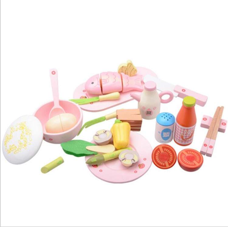 幼児の中国式の昼食の木製の子供は台所をシミュレーションします。|undefined