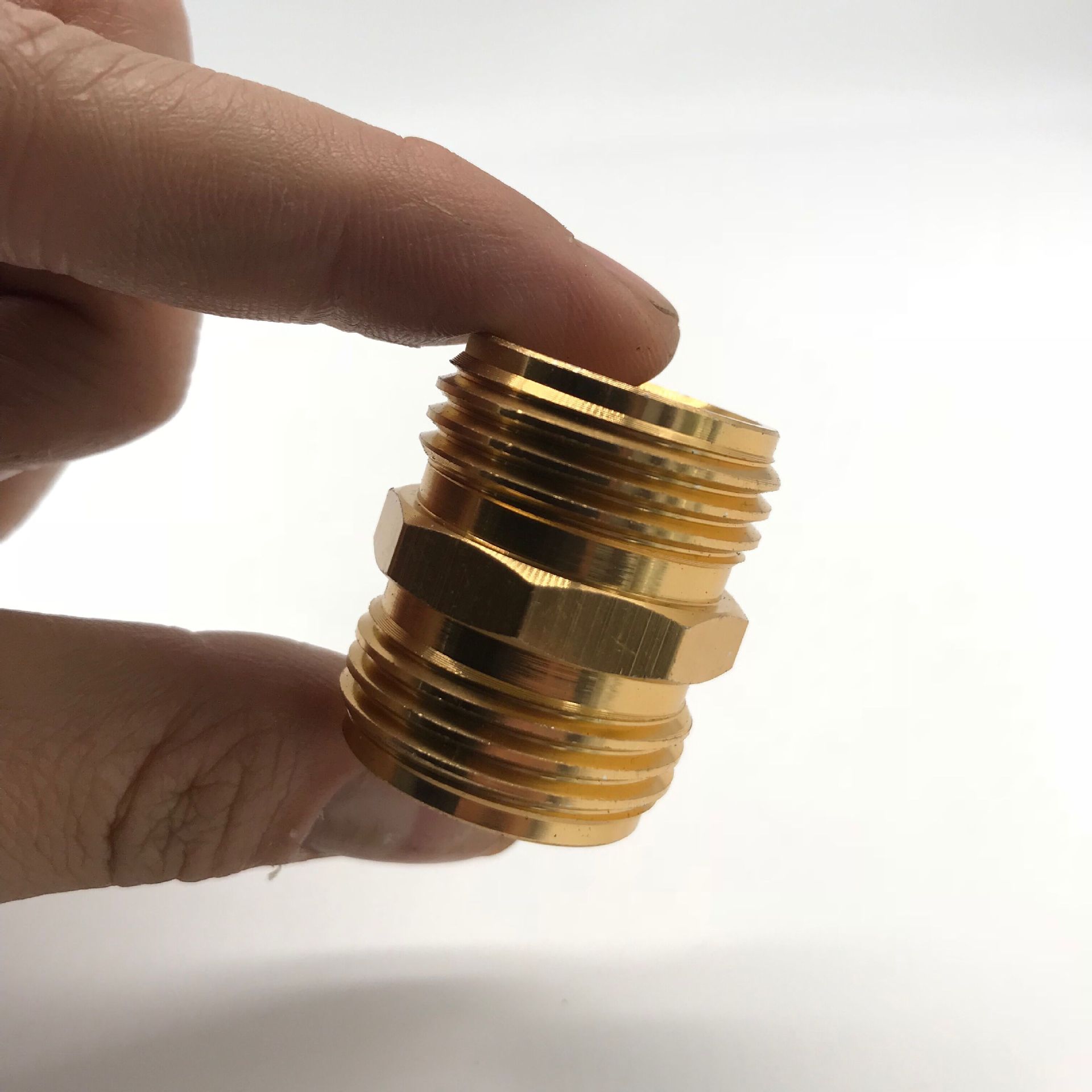 Amazon sale 3/4 double-sided threaded joint hose connection joint external thread joint