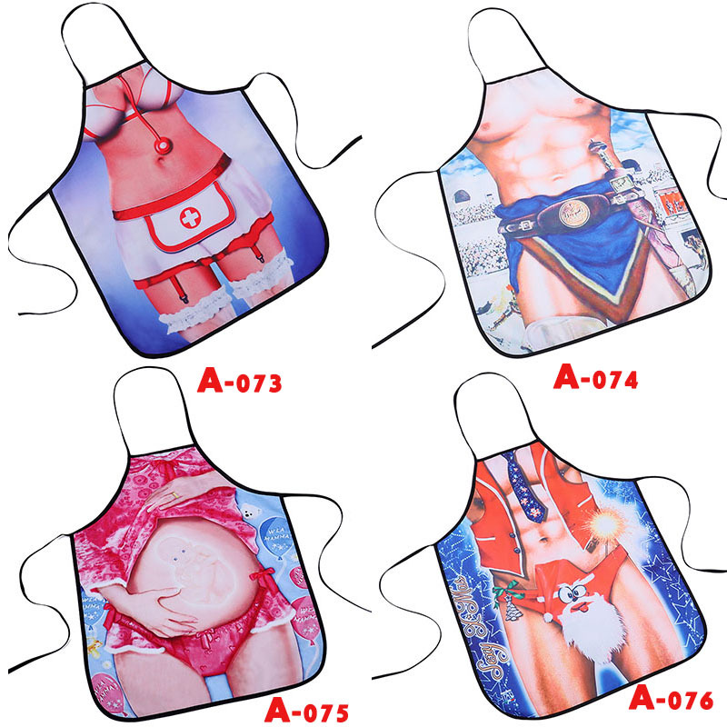 Personality funny fun hot pot shop apron sexy bikini apron foreign trade spot factory direct sales