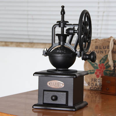 Retro coffee grinder hand coffee bean grinder Ferris wheel portable manual coffee machine flour mill