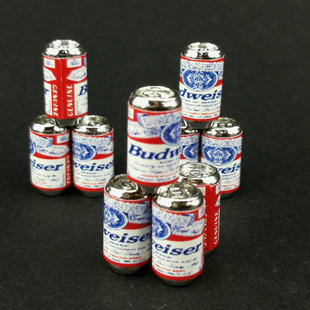 Soldier accessories [mini beer cans] BJD baby beer cans Bar Beach Scene Model food play
