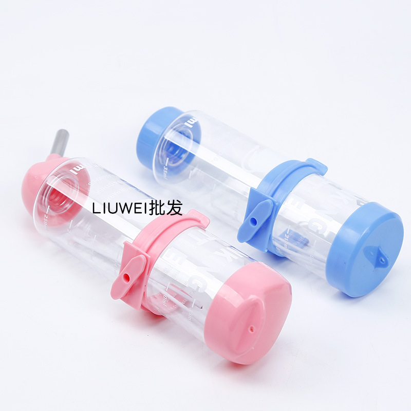Pet ball kettle anti-bite drinker 250ml rabbit Totoro squirrel Dutch pig hamster drink feeding utensils