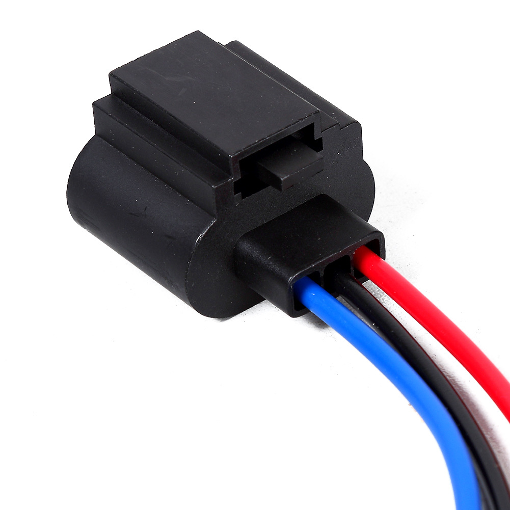 Cross-border hot sale suitable for car H13 female socket headlight plug 2pcs