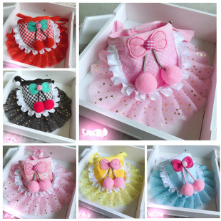 Cute Bib Collar Cat Dog Slip Towel Teddy Bib Round Neck Scarf Sweet Lace Bib