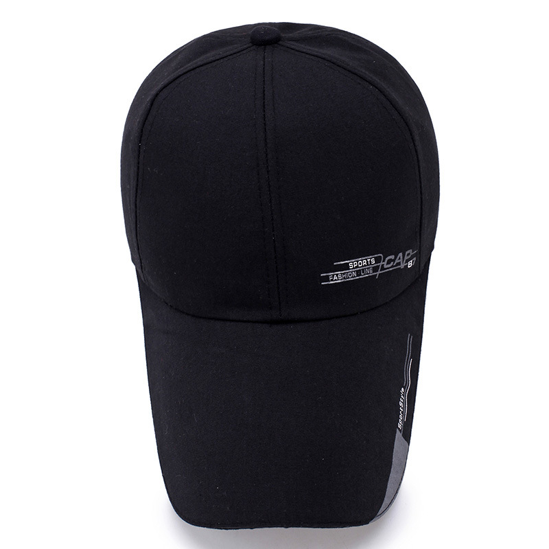 Spring and Autumn New Long Brim Baseball Cap Outdoor Sun Protection Hat Sports Travel Hat Men's and Women's Fishing Hat