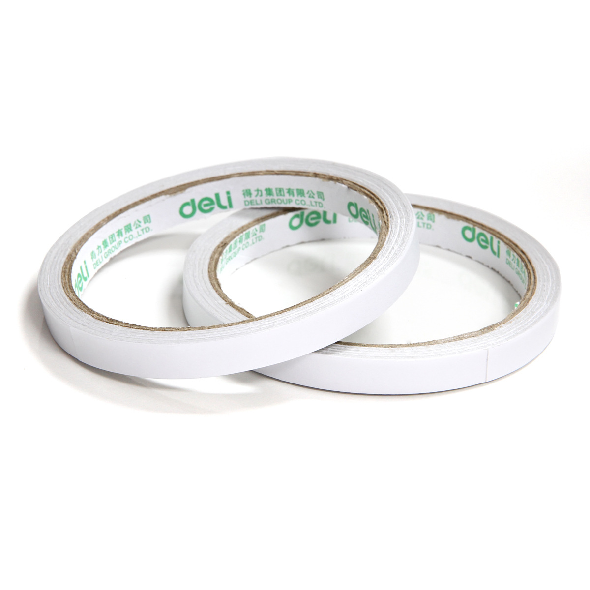 Deli 30400 two-sided cotton paper double-sided tape wholesale sticky strong fixed thin stationery office supplies 9mm * 10y
