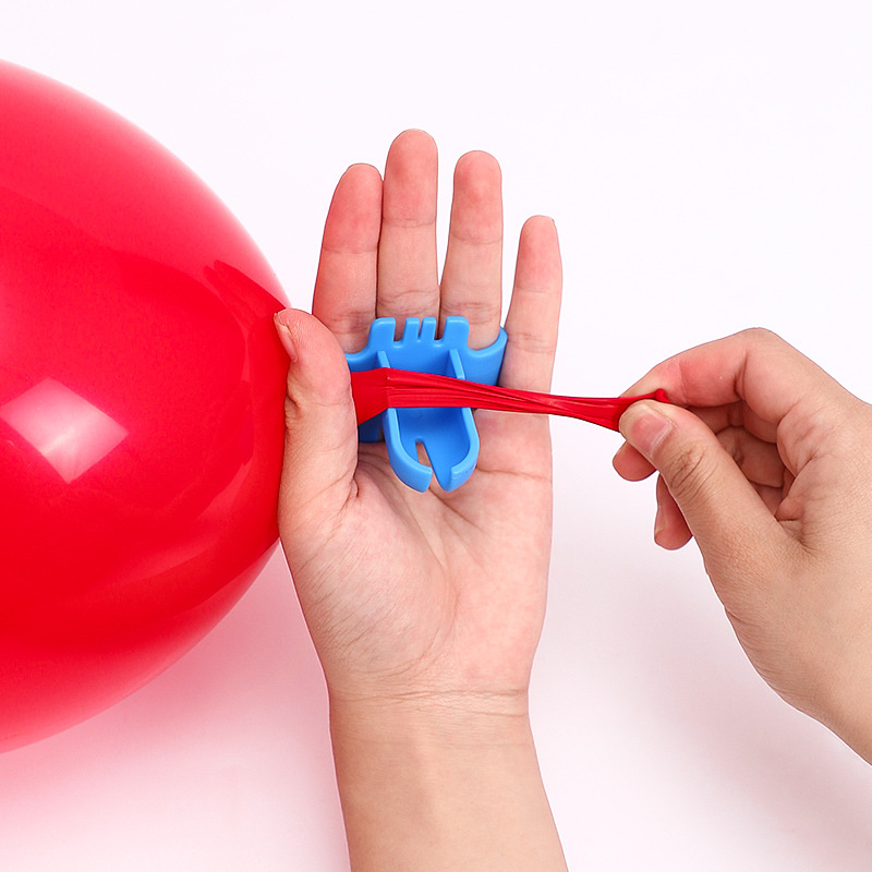 Wedding Birthday Party Decoration Latex Balloon Knotter Balloon Sealing Accessories Props Tie Balloon Tools Cross Border