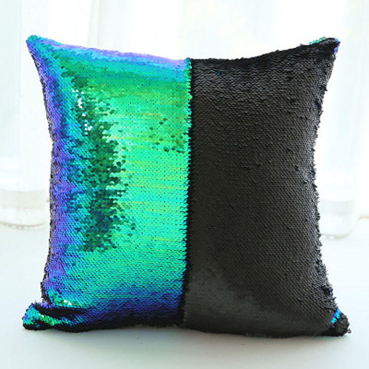 Amazon ebay solid color sequin pillow case European sequin pillow case pillow cushion cover factory wholesale
