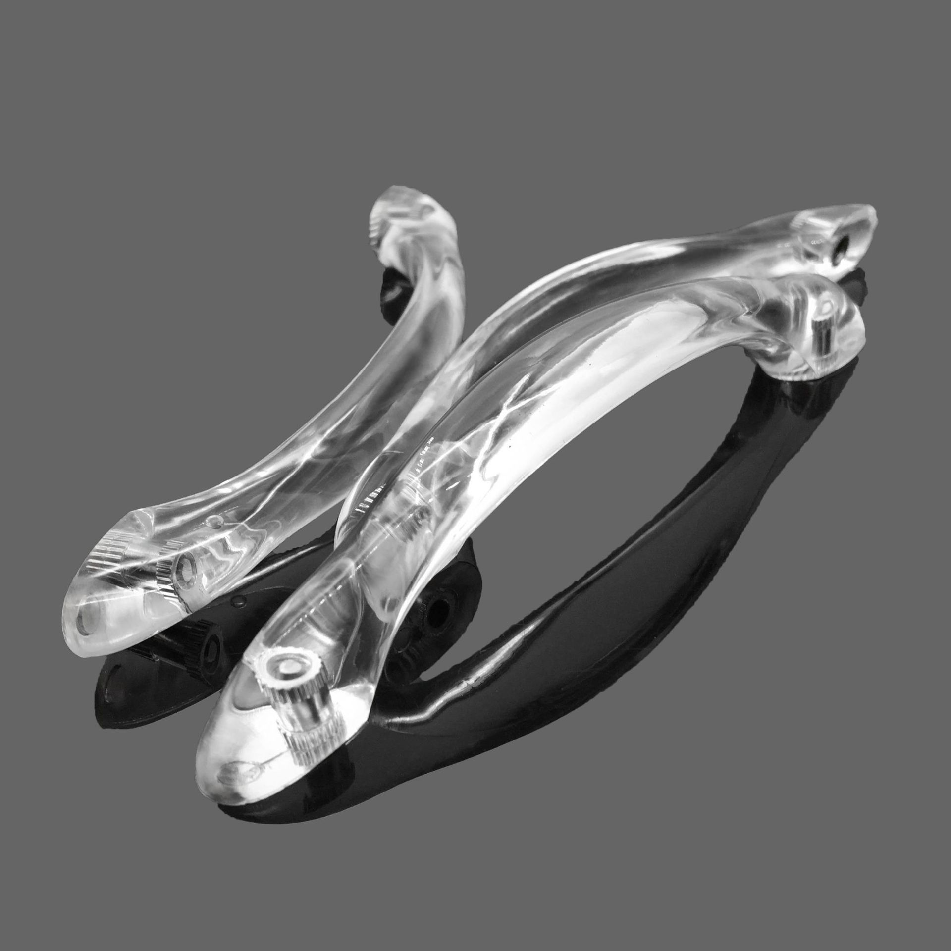 Acrylic transparent handle organic glass handle Crystal acrylic transparent handle cabinet drawer door handle
