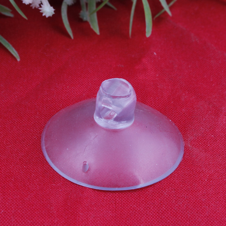 Factory wholesale 2cm -8cm specifications PVC transparent glass perforated suction cup mushroom head home seamless suction cup