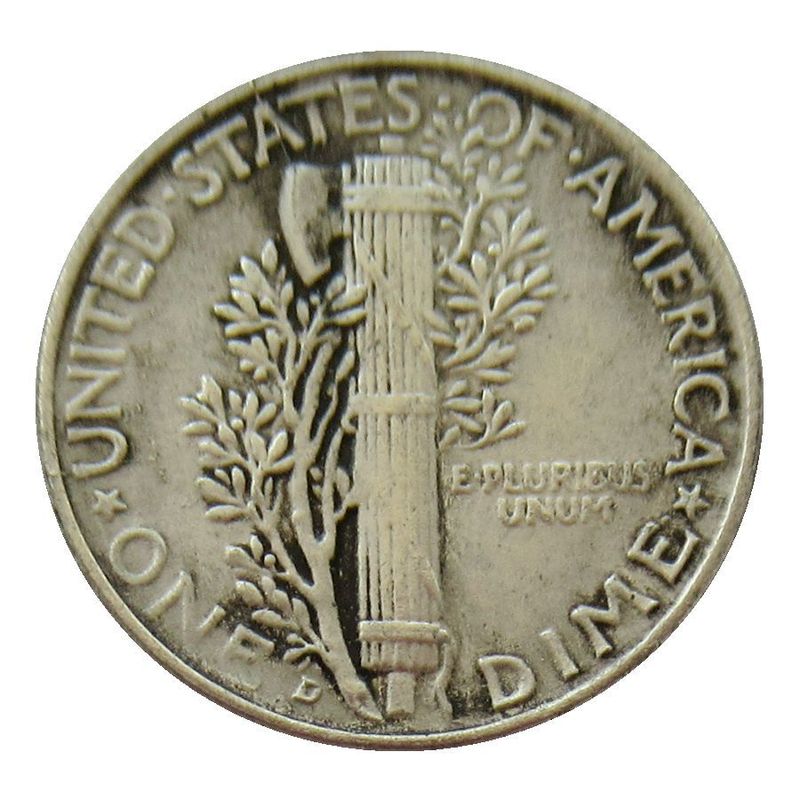 工場価格直販アメリカmercury 10セント1936年銀メッキ記念貨幣|undefined