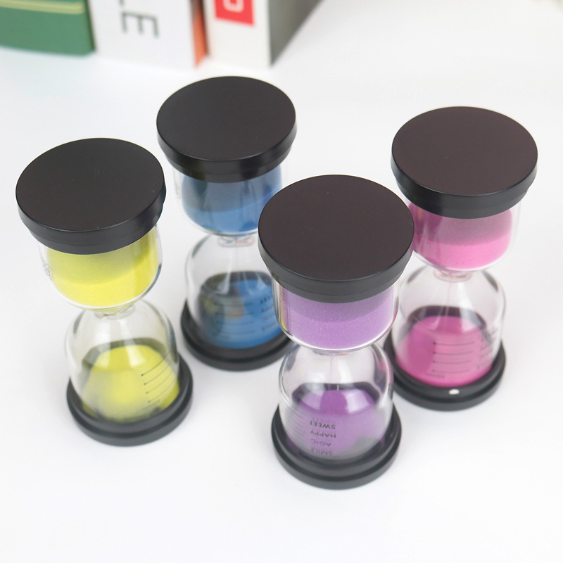 Glass hourglass timer 1/3/5/10/15/30/45/60 minutes now home furnishings creative student gifts