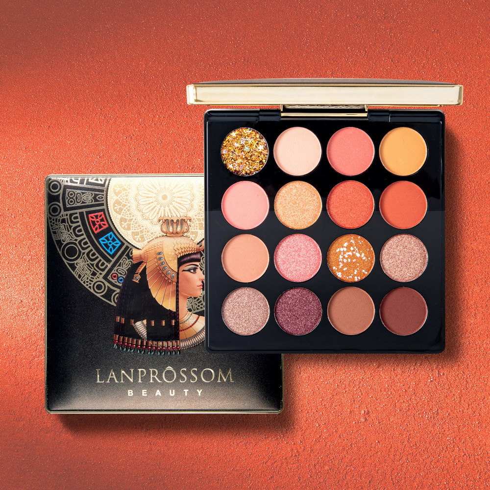 Egypt series 16-color eyeshadow plate 16-color Pearl matte multi-functional makeup suit hand gift cosmetics