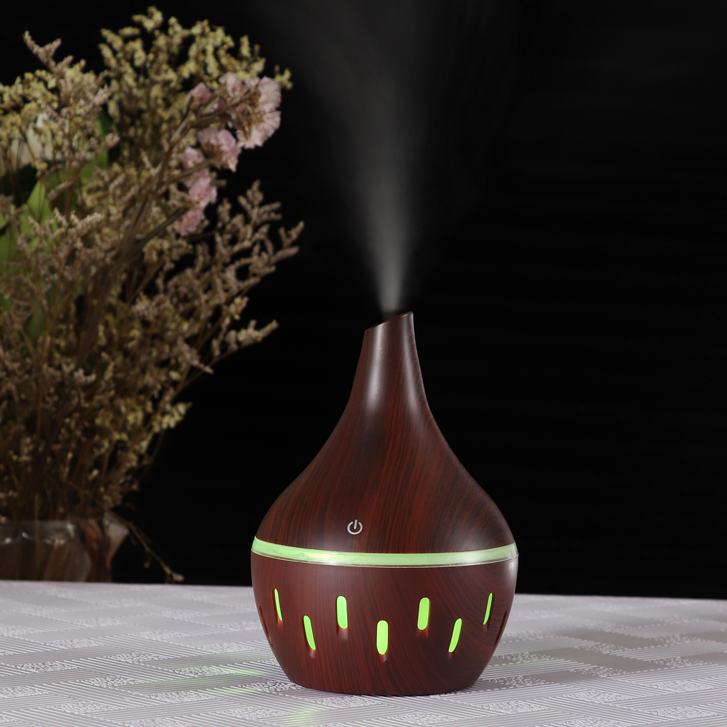 usb mini humidifier colorful night light Hollow home humidifier gift tip humidifier wholesale LOGO