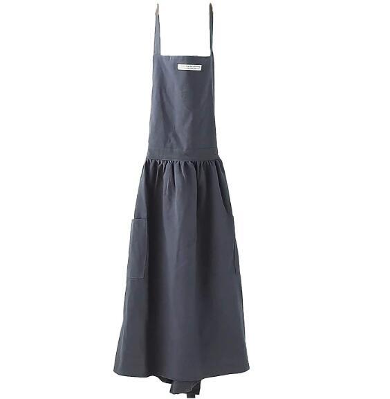 Set and Made Cotton and Linen Style Japanese and Korean Best Selling Sand Wash Comfortable Work Clothes Home Kitchen Apron Custom Logo