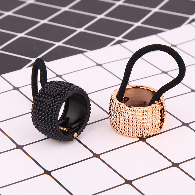 Cross-border exclusive for Europe and the United States exaggerated Joker ponytail buckle spring clip hair tie hair European and American hair tie hair accessories