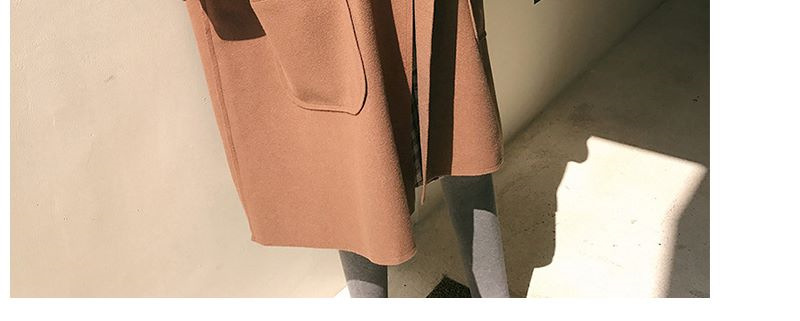 2021 Neue Herbst- und Winterjacke für Damen aus Wollstoff, Studentin im koreanischen Stil, mittellang, große Größe, lockerer Umhang, Hepburn-Mode_voghion.com