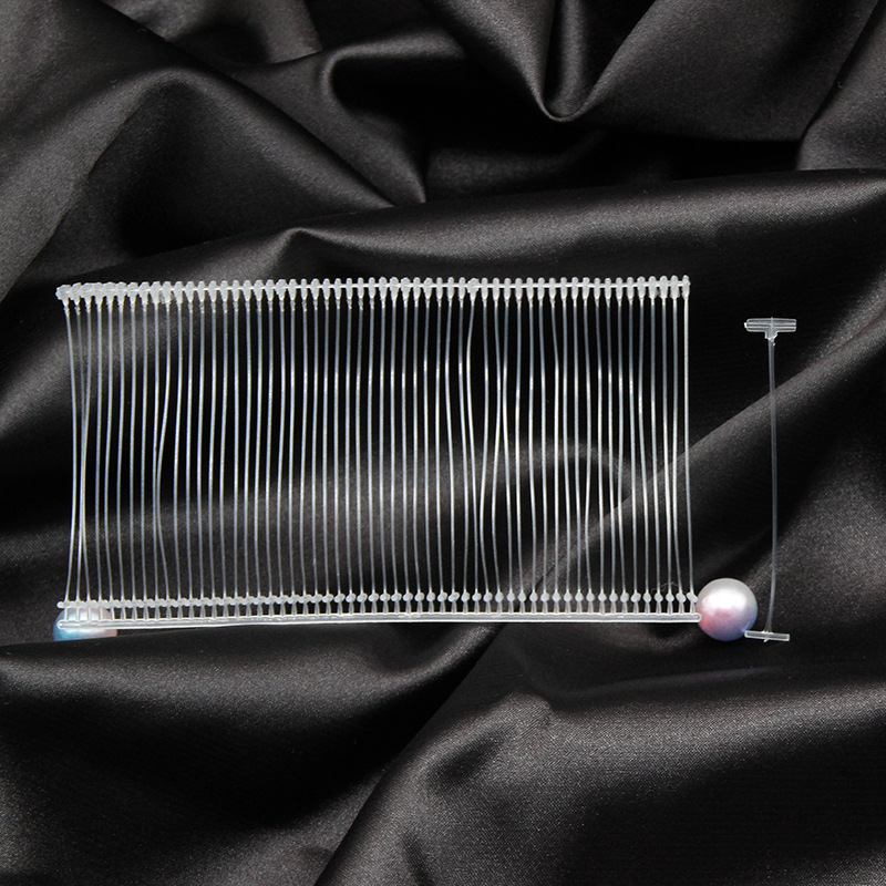 Black thick glue needle manufacturers plastic I-shaped glue needle row needle hanging card glue needle plastic row needle hanging card gun needle