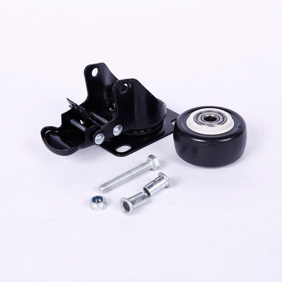Light 1.5 inch 2 inch 2.5 inch double bearing gold drill directional wheel PU polyurethane silent furniture universal caster