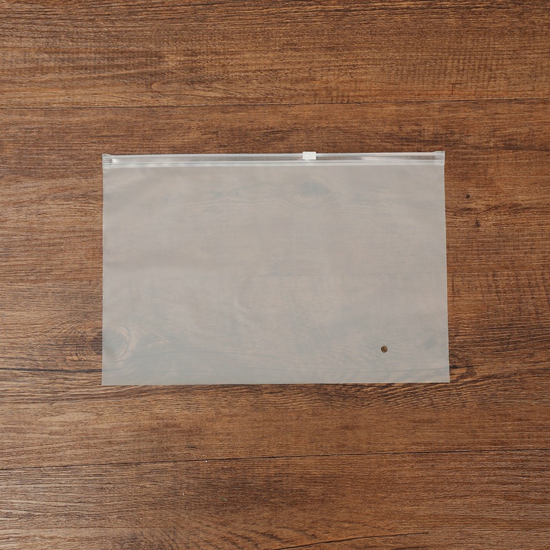 25X14 blank frosted zipper bag 15 silk thick; PE frosted zipper bag