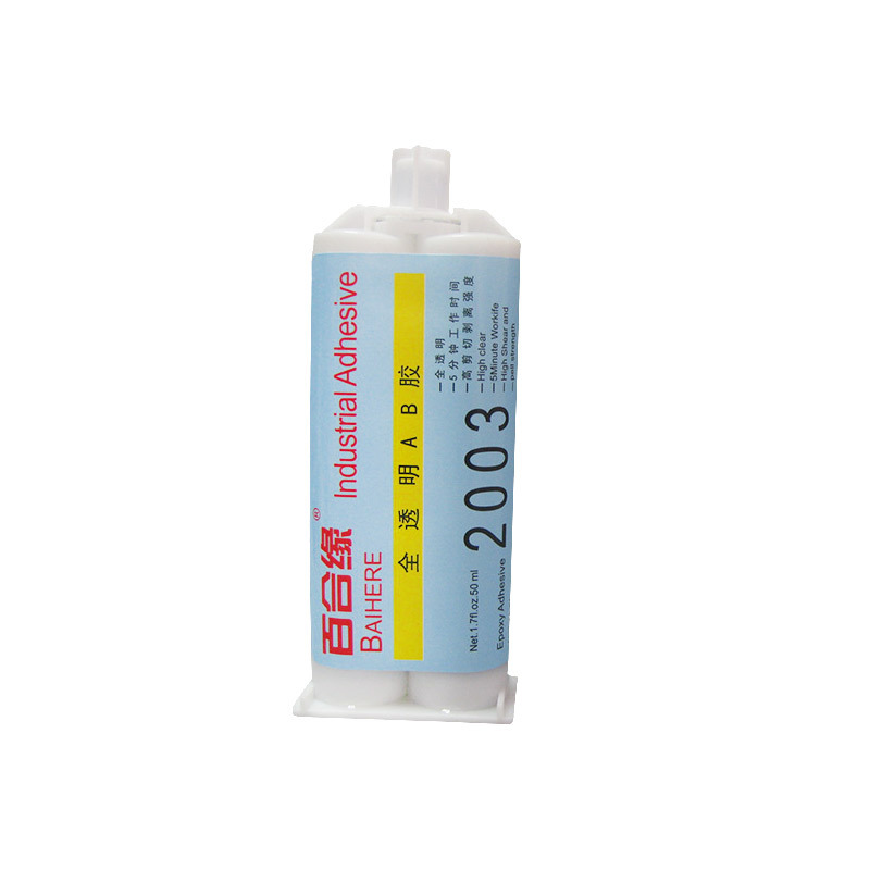 Transparent high viscosity epoxy resin 2003AB glue high strength weather resistance odorless glue transparent AB glue